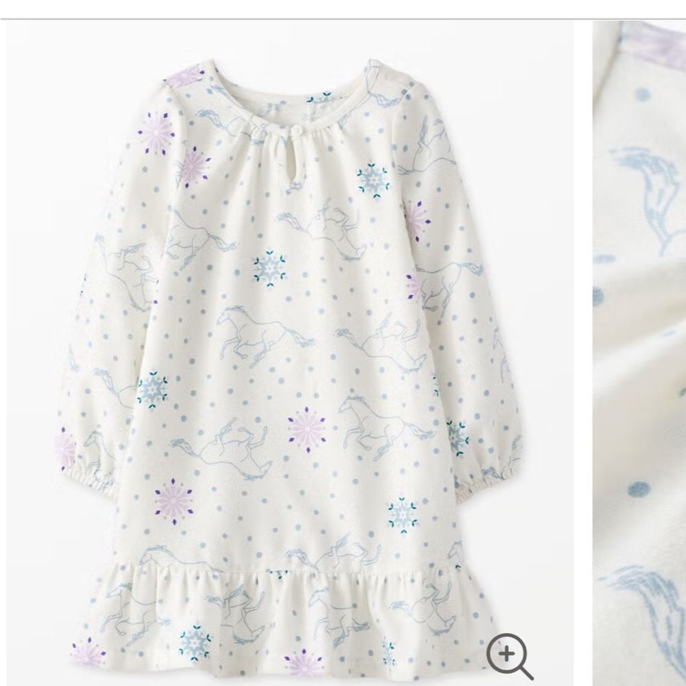 Hanna Andersson Disney Frozen Flannel Nightgown